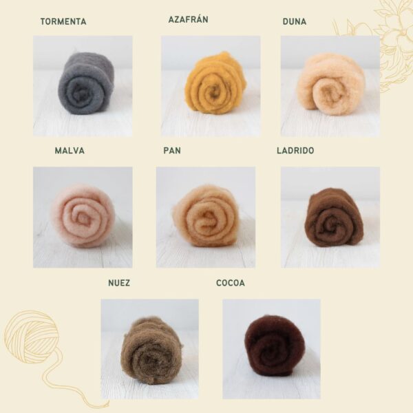lanas para felting colombia