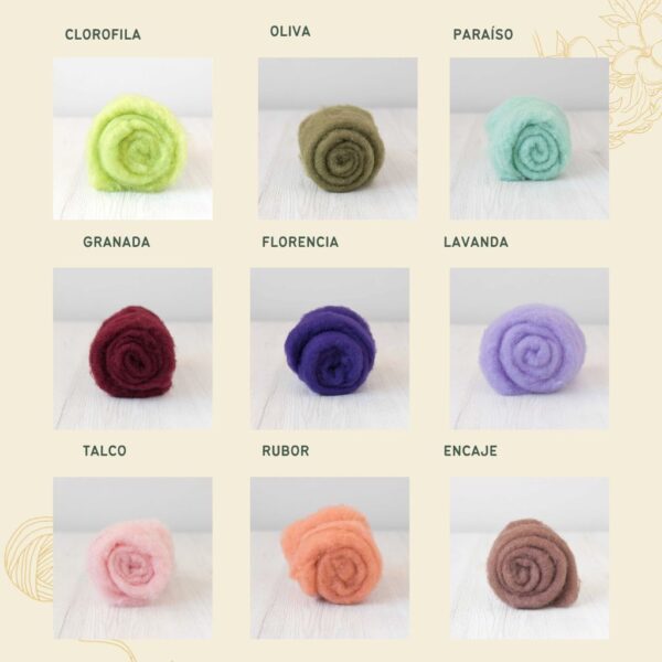 lanas para felting colombia