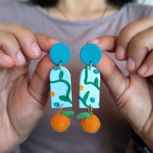 aretes de fieltro colombia